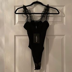 Pretty little thing ruffle bodysuit